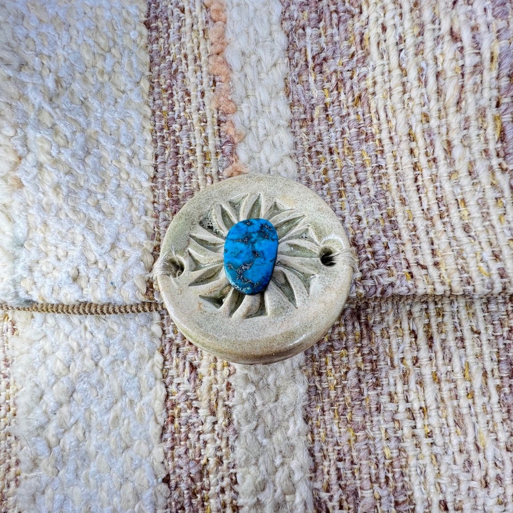 Santa Fe Style Handmade Shoulder Bag by White Doe Turquoise Boho Indie Vintage - Picture 2 of 10